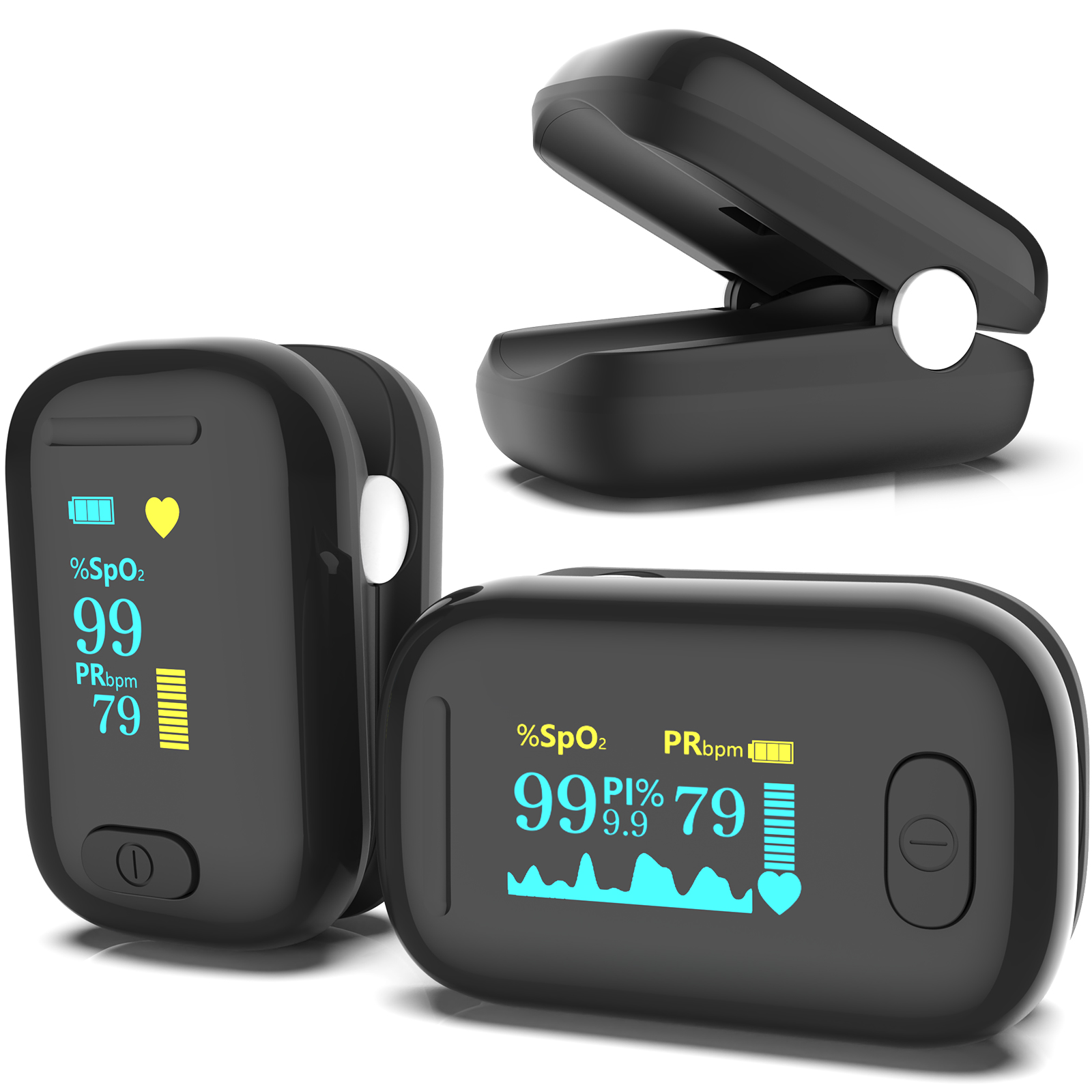 C5AO Fingertip Pulse Oximeter  - Pi Display 评论和价格