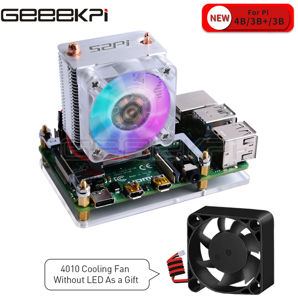 GeeekPi Clear Black Ice Tower  - Pi Cooler 评论和价格
