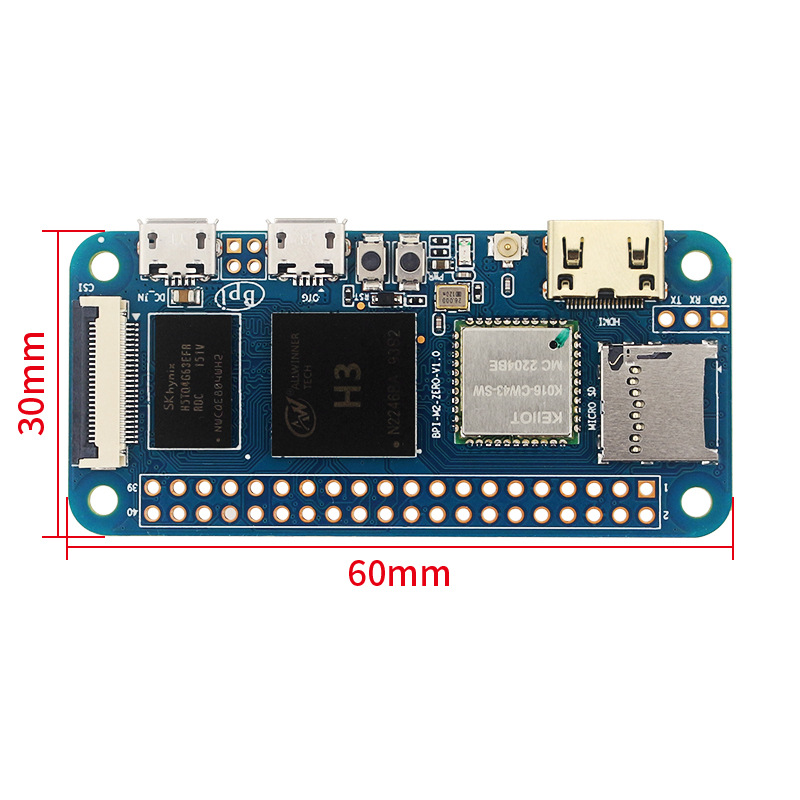 Banana Pi-M2 Zero H3 Quad-Core - Pi Zero 评论和价格