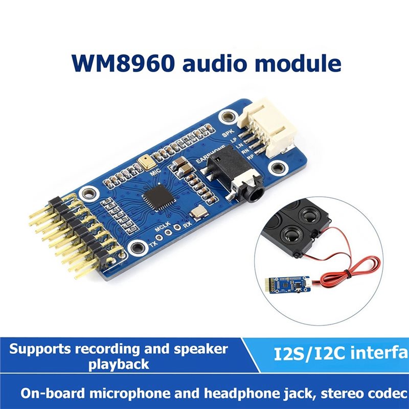 WM8960 For Raspberry Pi 5/7 In - Raspberry Pi 5 评论和价格